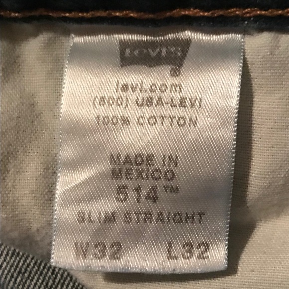 Levi’s  514 Slim Straight Jeans  32 x 32 - Picture 7 of 7